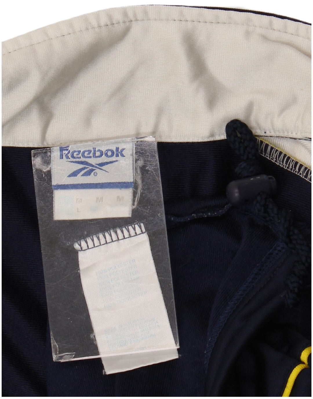 Reebok Herren-Trainingsanzugoberteil mit Grafik, mittleres Marineblau, Farbblock