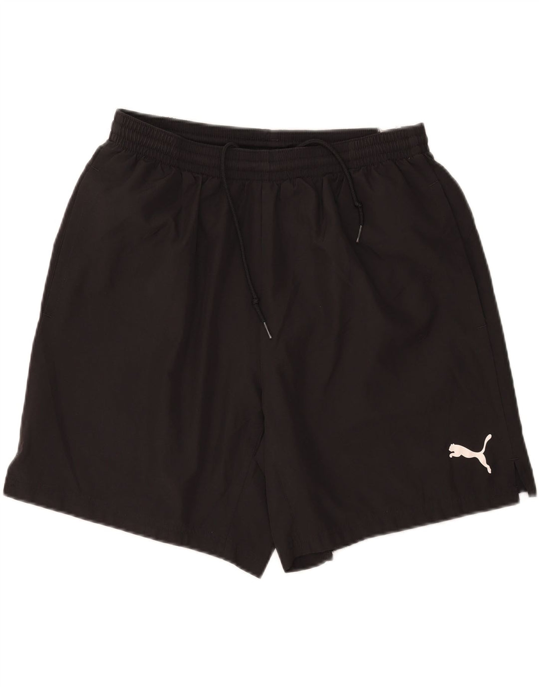 PUMA Mens Sport Shorts Large Black Polyester Vintage Puma and Second-Hand Puma from Messina Hembry 