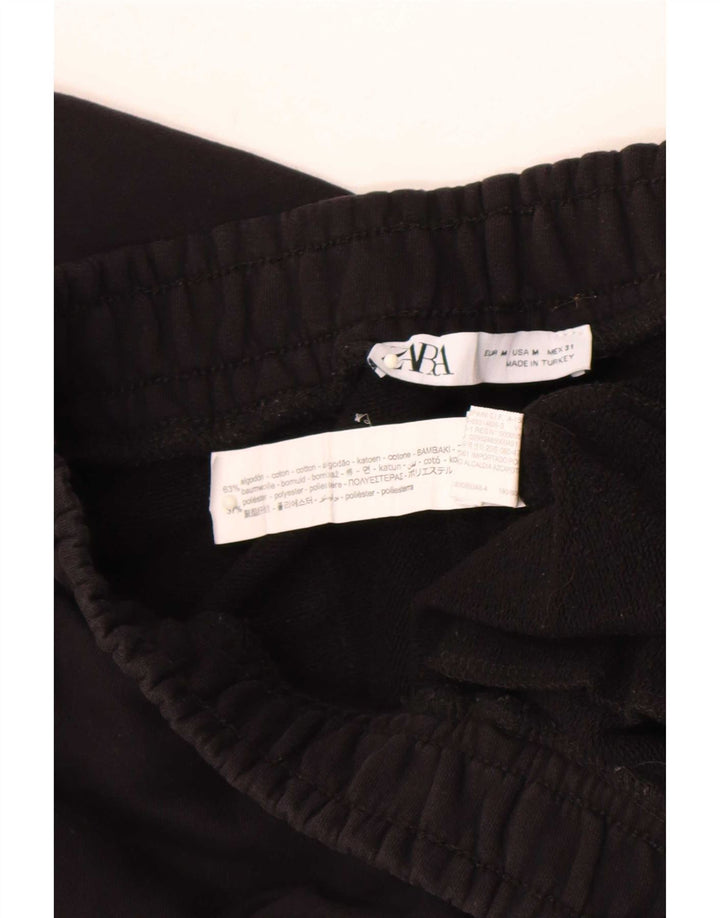 Zara Herren-Trainingshose, Jogginghose, mittelschwarz, Baumwolle