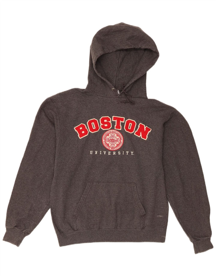 Champion Herren Boston University Graphic Hoodie Pullover Mittelgrau meliert