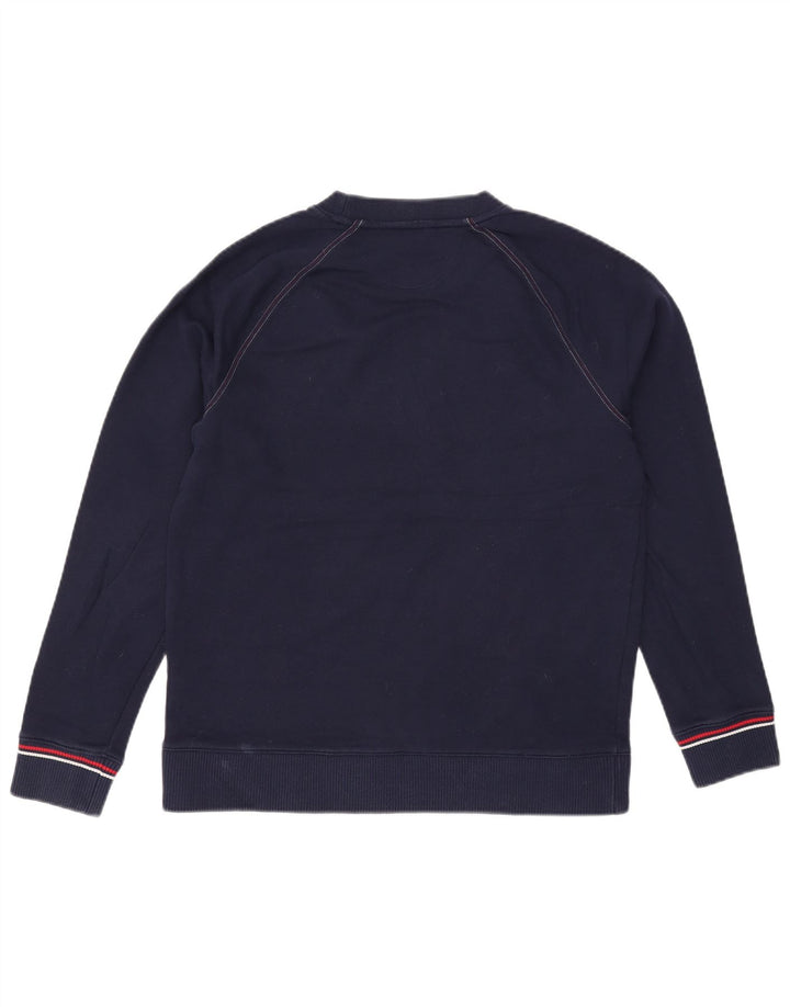 Fila Herren-Sweatshirt mit Grafik, mittlere marineblaue Baumwolle