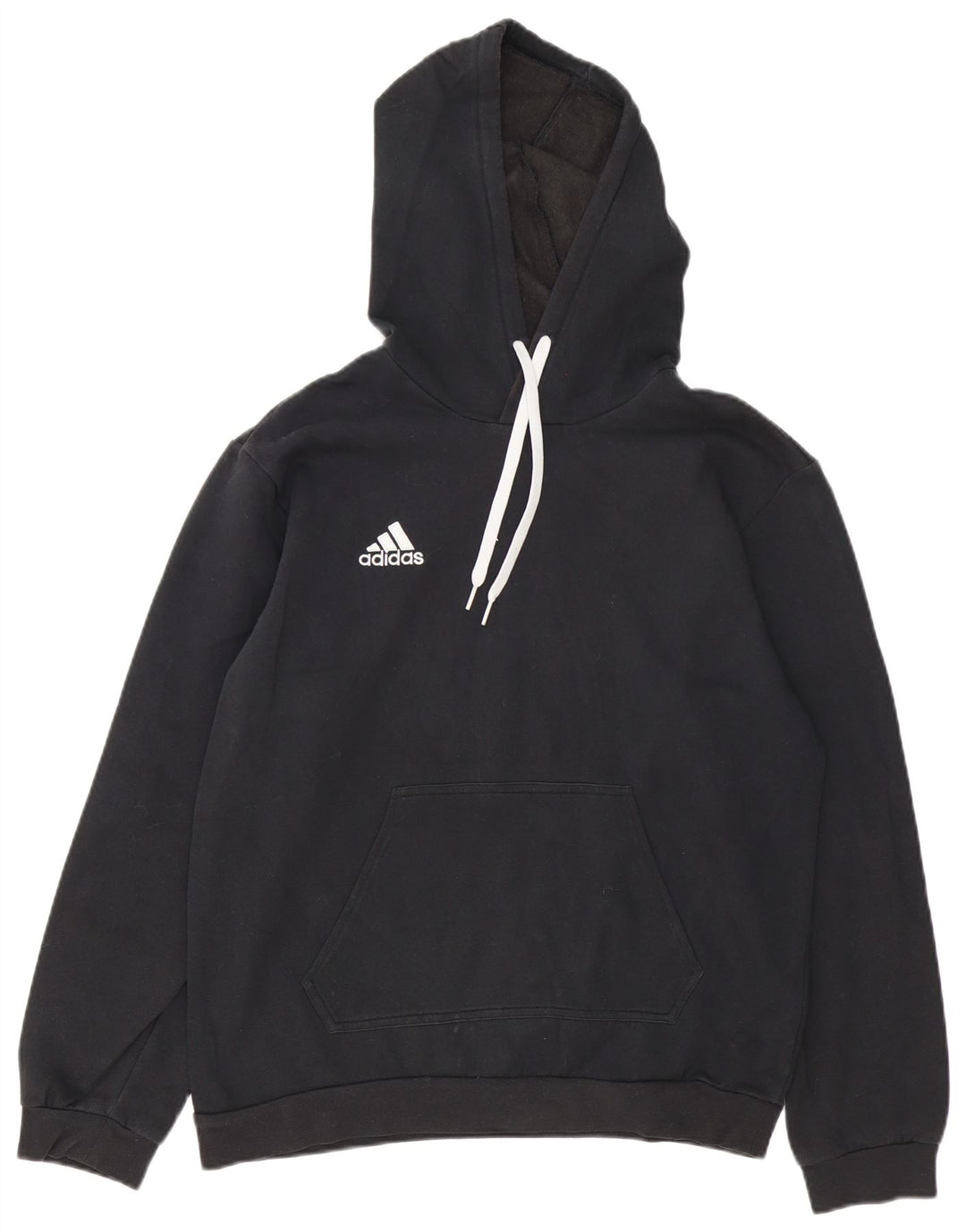 Adidas Herren Kapuzenpullover Mittelschwarz Baumwolle
