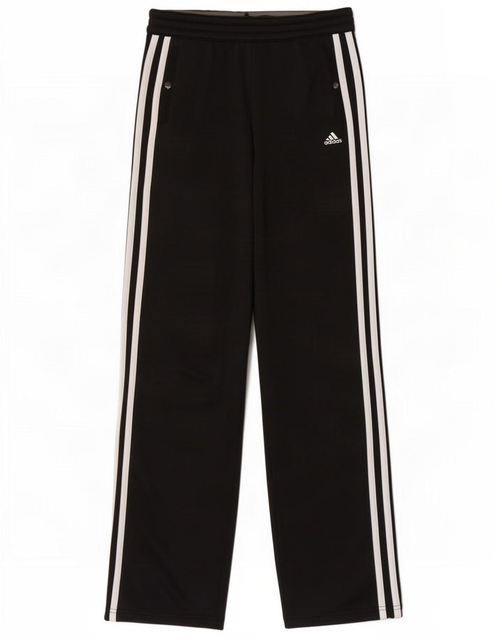 Adidas Damen Trainingshose UK 8 Small Schwarz Polyester