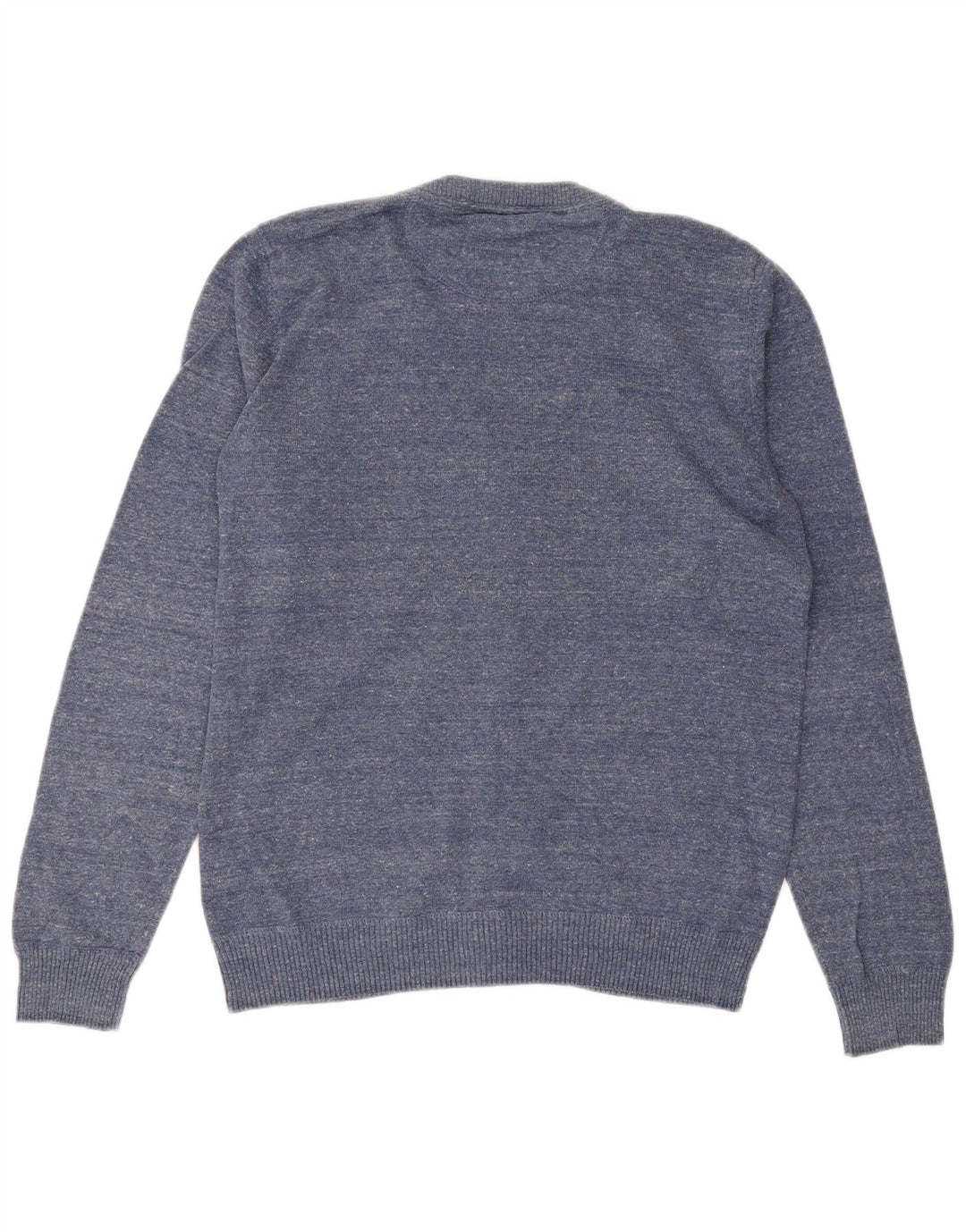 JACK & JONES Herren-Strickjacke aus mittelblauer Baumwolle