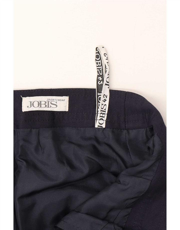 Jobis Damen Midirock IT 42 Medium W30 Marineblaues Polyester