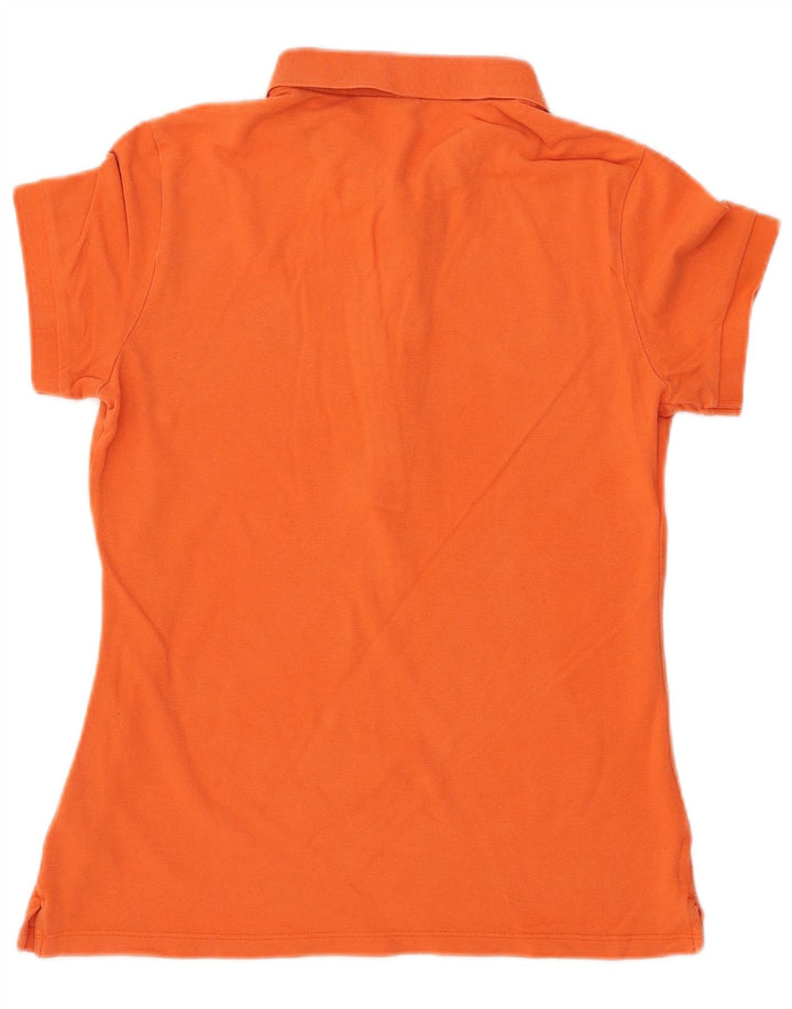 NORTH SAILS Damen Poloshirt UK 12 Medium Orange