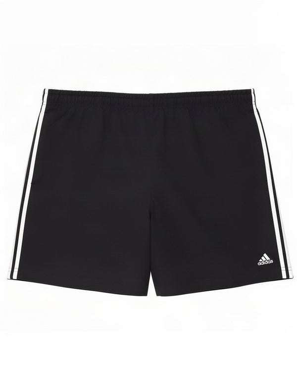 Adidas Damen Sportshorts UK 14 Large Marineblau Polyester