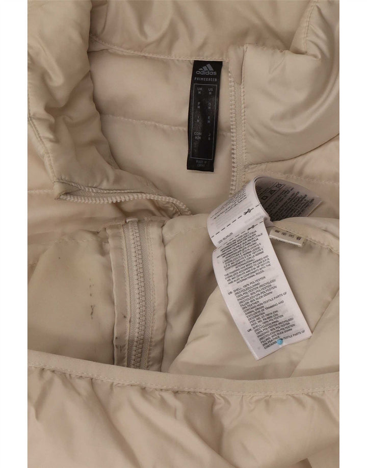 Adidas Herren Wattierte Jacke UK 38 Medium Beige Polyester
