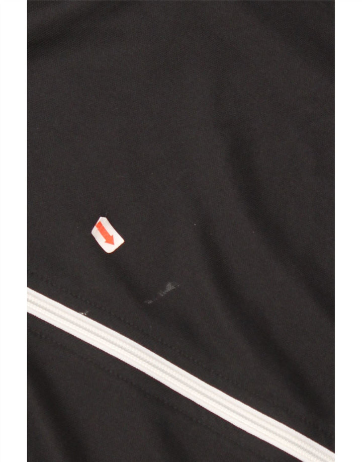 ADIDAS Jungen Aeroready Trainingsanzug Top Jacke 13-14 Jahre Schwarzes Polyester