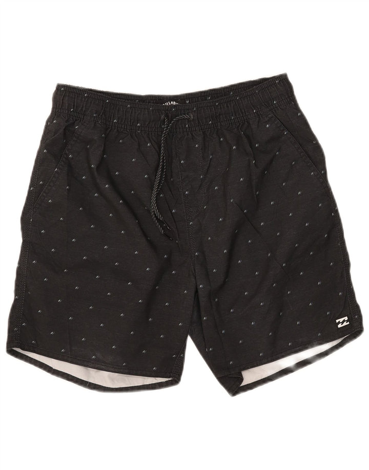 Billabong Herren-Badeshorts aus mittelkhakifarbenem, gepunktetem Polyester