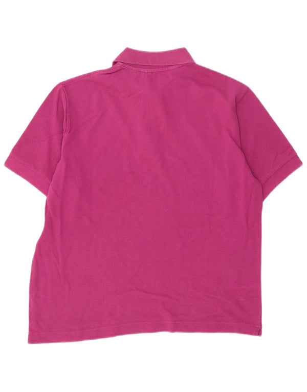 Kappa Herren Poloshirt Small Lila Baumwolle