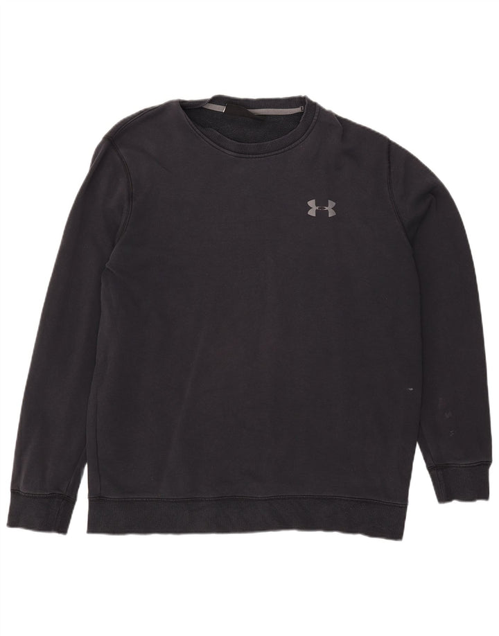 Under Armour Herren Sweatshirt Pullover XL Schwarz Baumwolle