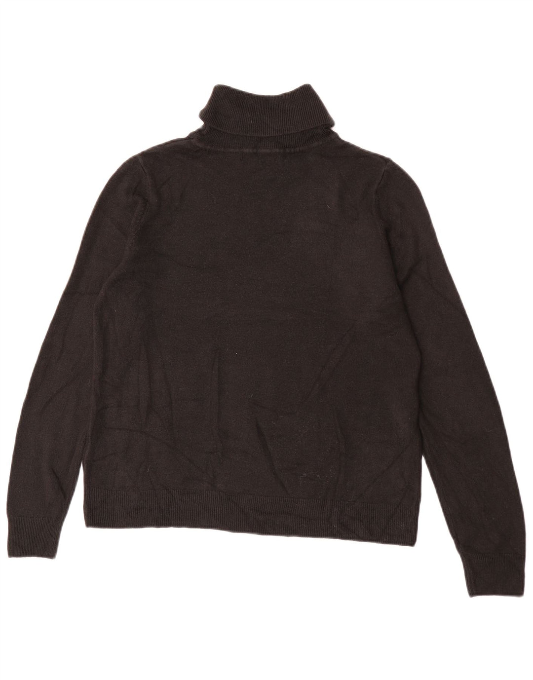 Marks & Spencer Damen-Pullover mit Rollkragen, Gr. 40, Größe L, Schwarz, Acryl