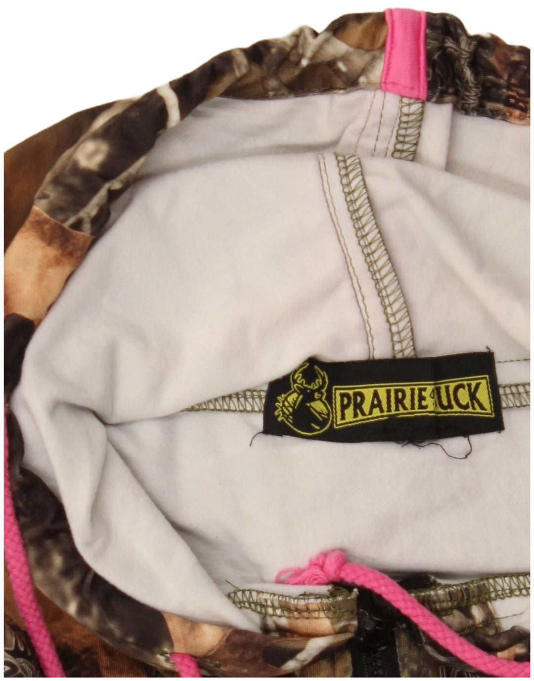 LONGLEAF CAMO Damen-Kapuzenpullover mit Reißverschluss, UK 14, Mittelbeige-Tarnung