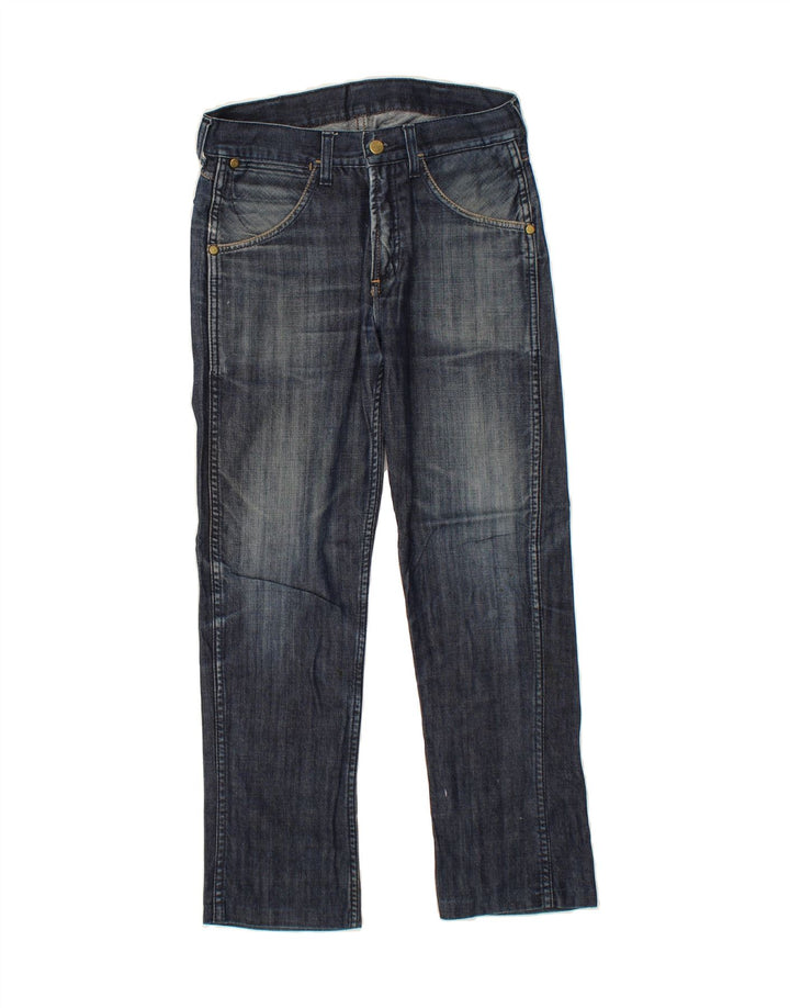 WRANGLER Womens Straight Jeans US 6 Medium W31 L28 Navy Blue Cotton Vintage Wrangler and Second-Hand Wrangler from Messina Hembry 