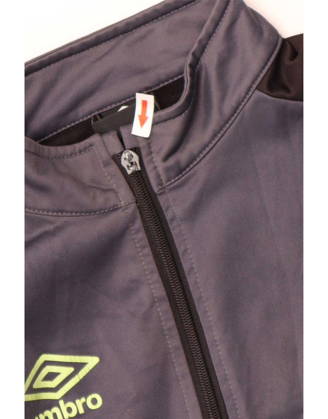 Umbro Jungen-Trainingsanzug-Top-Jacke, 11–12 Jahre, graues Polyester