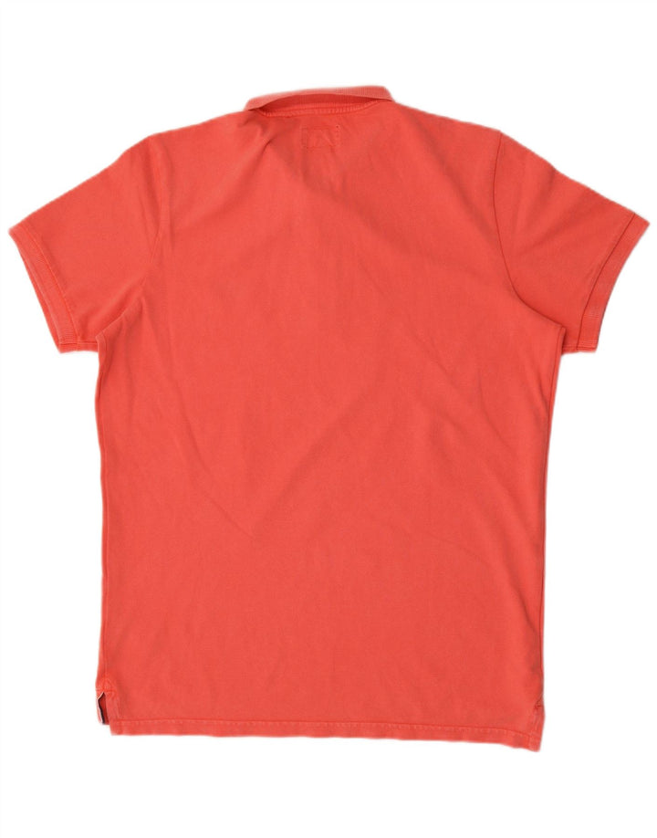 Superdry Herren Poloshirt XL Orange Baumwolle