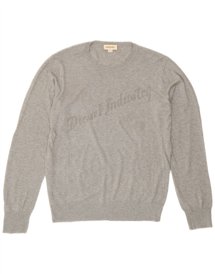 Diesel Herren Graphic Crew Neck Pullover Pullover XL Grau