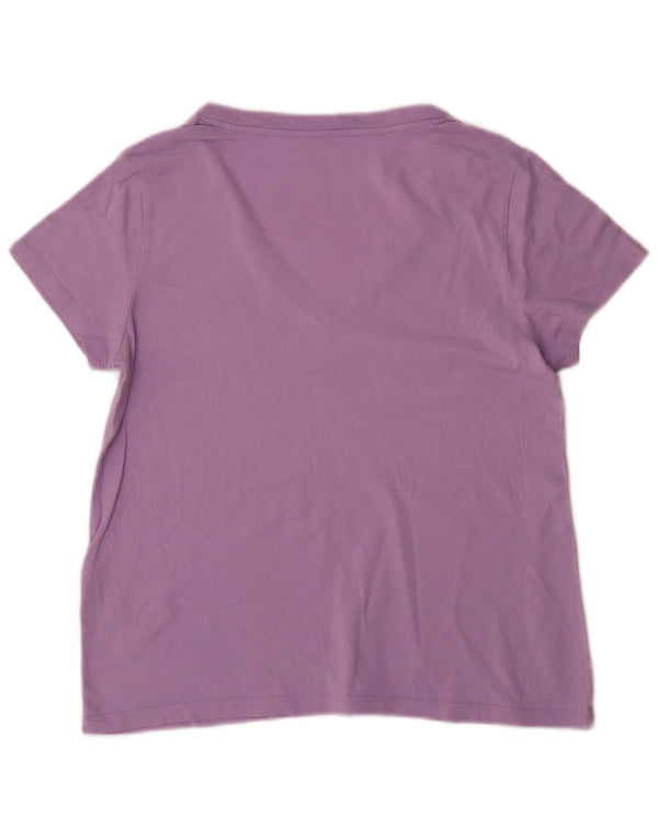 Levi's Damen T-Shirt Top UK 10 Small Lila Baumwolle