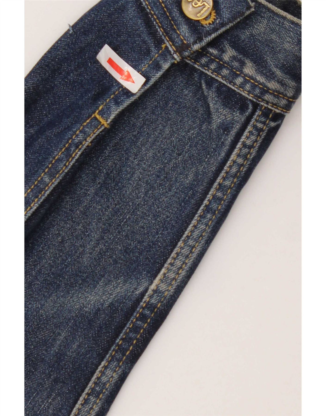 Lee Damen Jeansjacke UK 14 Große blaue Baumwolle