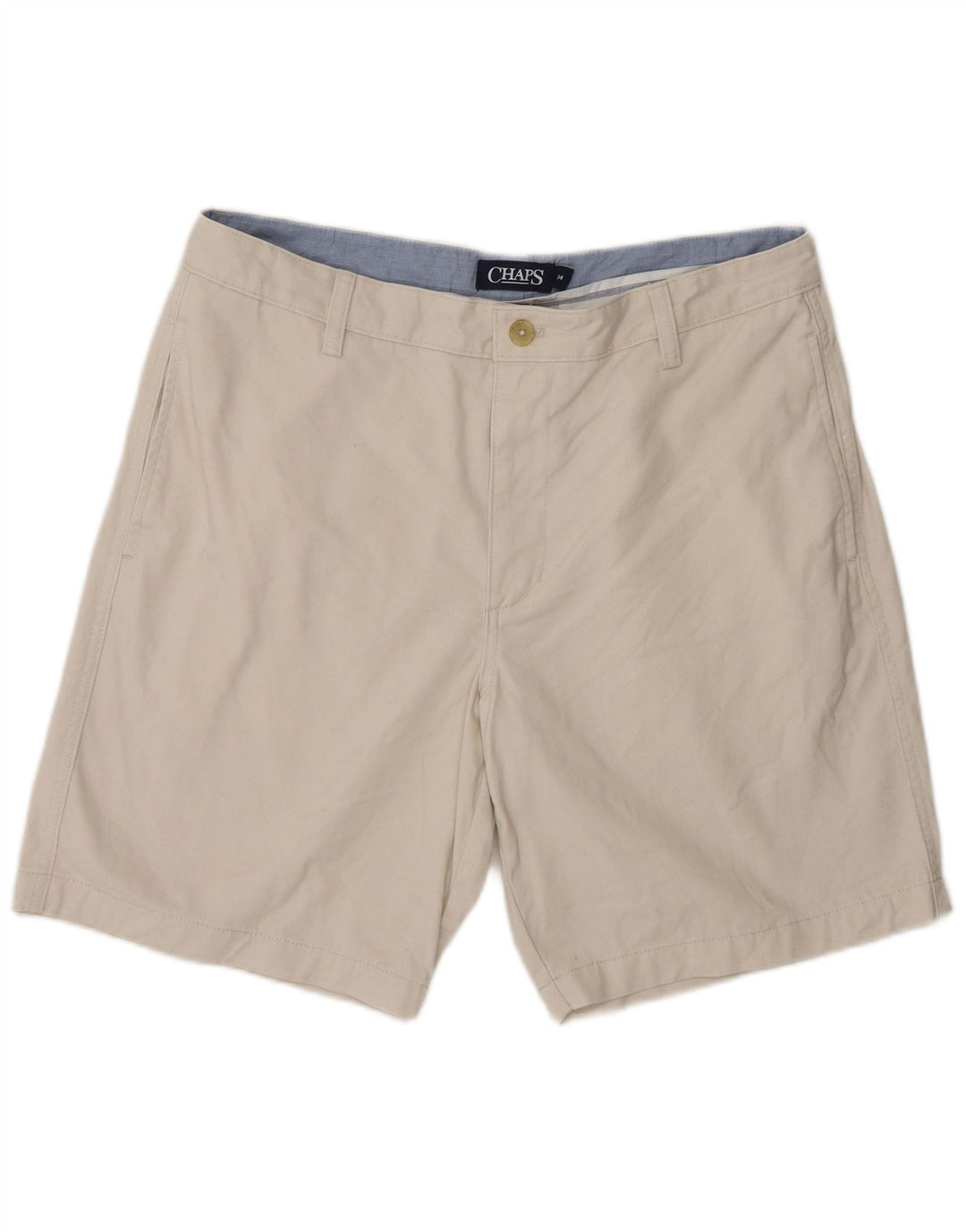 Chaps Herren-Chinoshorts W34, Größe L, Beige, Baumwolle