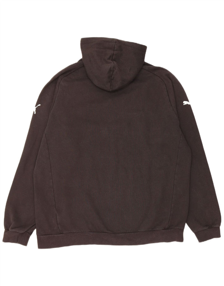 Puma Herren Kapuzenpullover 2XL Schwarz Baumwolle