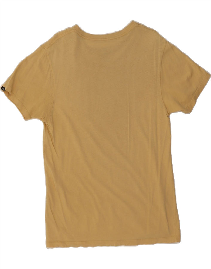 VANS Mens Custom Fit T-Shirt Top Small Beige Vintage Vans and Second-Hand Vans from Messina Hembry 