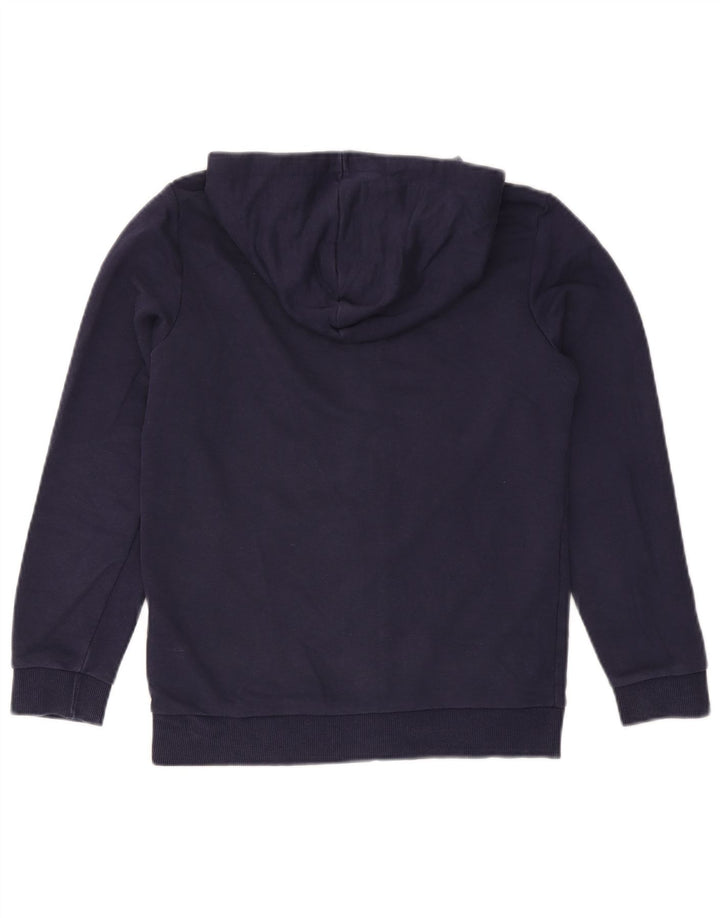 Puma Jungen-Kapuzenpullover mit Reißverschluss, 13–14 Jahre, Marineblau