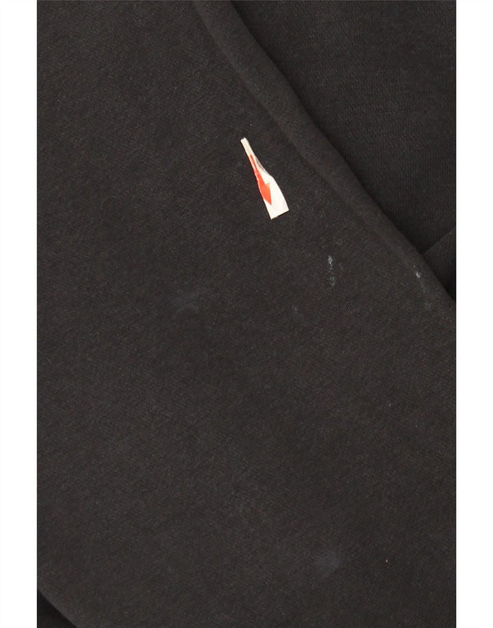Nike Herren-Hoodie-Pullover aus mittelschwarzer Baumwolle