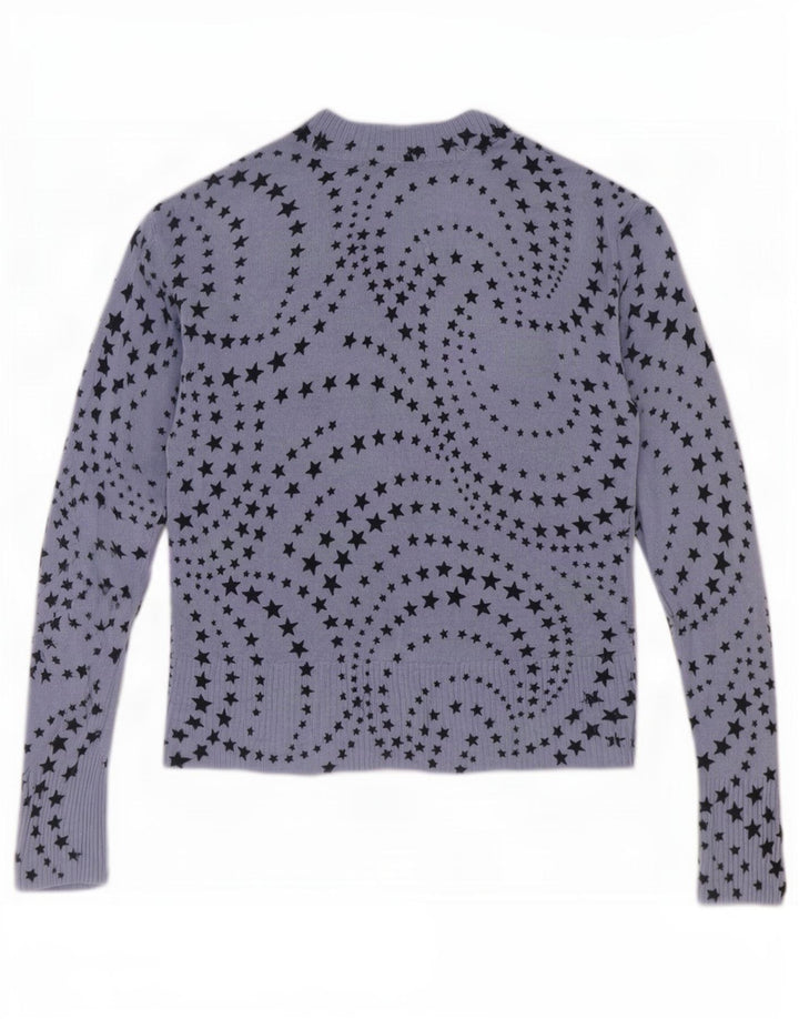 Marks & Spencer Damen-Pullover mit V-Ausschnitt, Gr. 12, Mittelblau