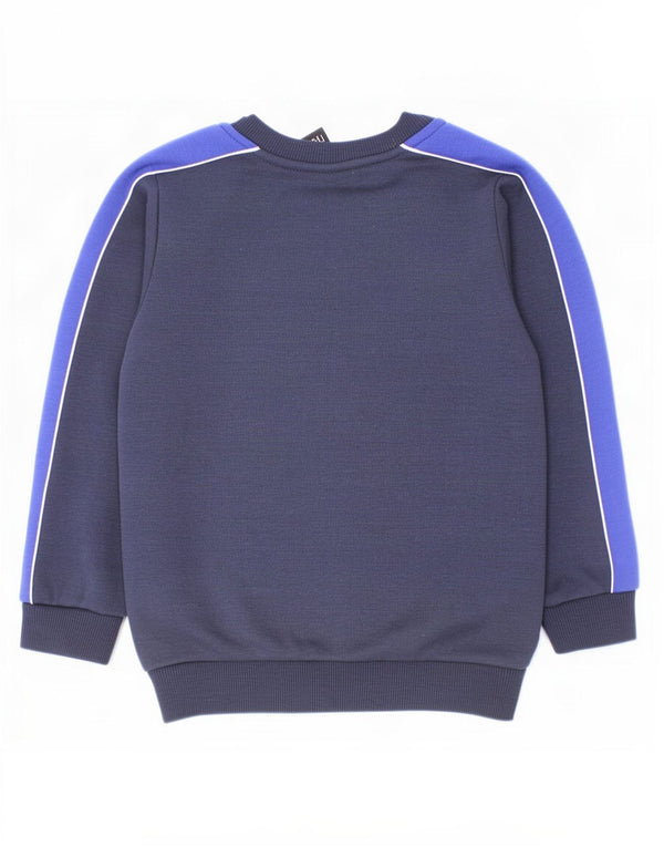Ellesse Grafik-Sweatshirt für Jungen, 5–6 Jahre, Marineblau, Farbblock