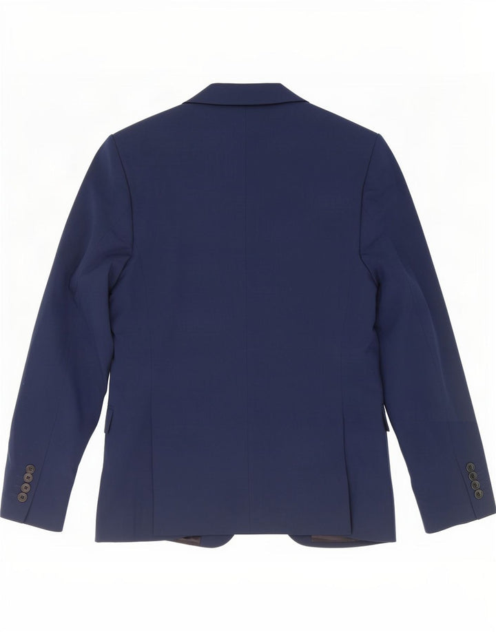 Zara Herren-Blazer mit 2 Knöpfen, EU 46, klein, Marineblau