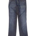 WRANGLER Damen Lia Straight Jeans W27 L36 Blaue Baumwolle