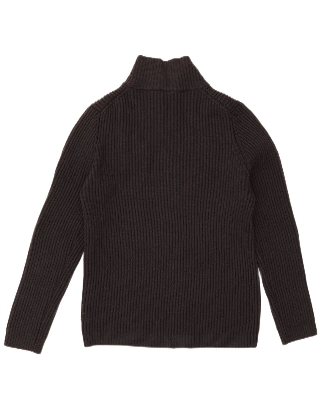 Hugo Boss Herren-Cardigan-Pullover XL aus schwarzer Wolle