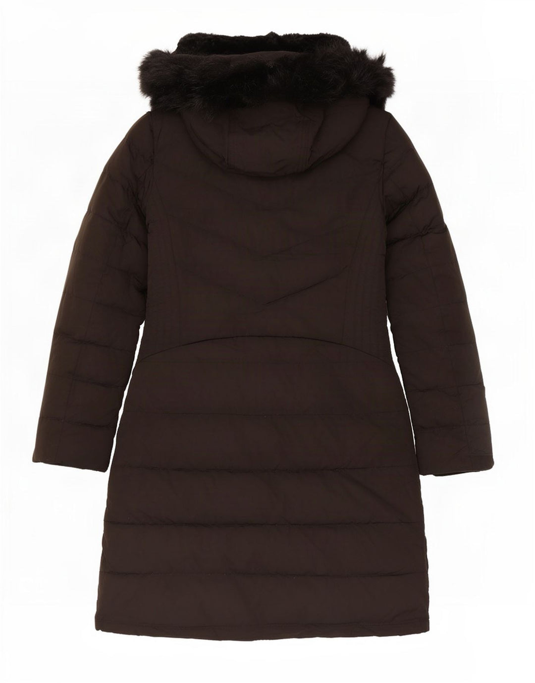 Zara Damen Kapuzenmantel, gepolstert, UK 12, Mittelschwarz, Polyester