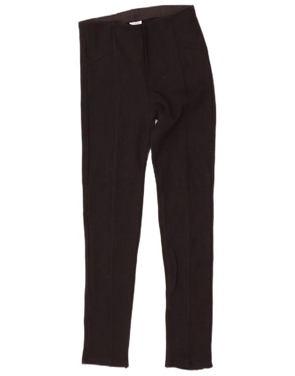 Zara Skinny-Freizeithose für Mädchen, 13–14 Jahre, W24, L27, schwarze Viskose