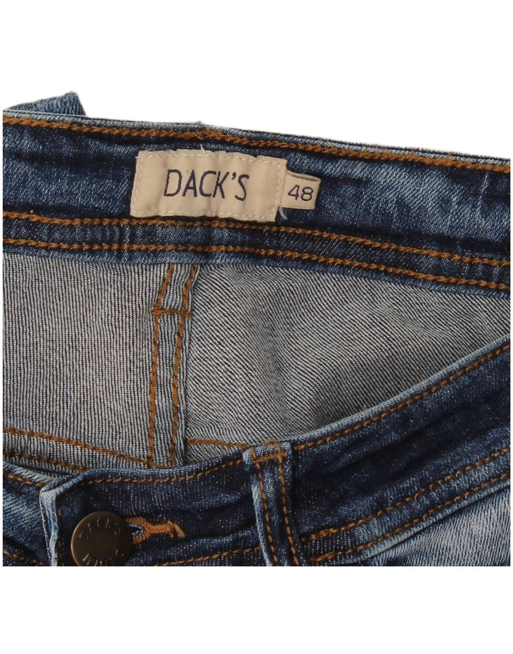 DACK'S Herren Straight Jeans IT 48 Medium W32 L28 Blau
