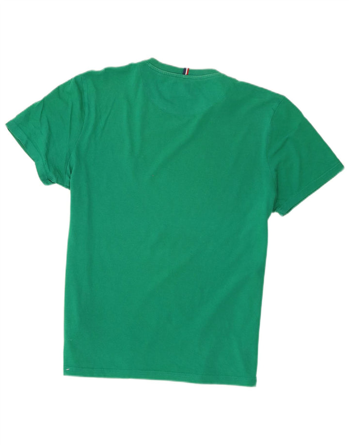 U.S. Polo Assn. Herren-T-Shirt-Oberteil aus mittelgrüner Baumwolle