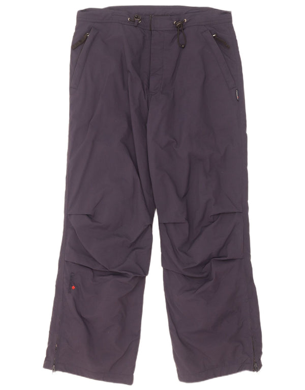 Kanadische gerade Herren-Windbreaker-Hose, Größe M, W34, L29, Marineblau
