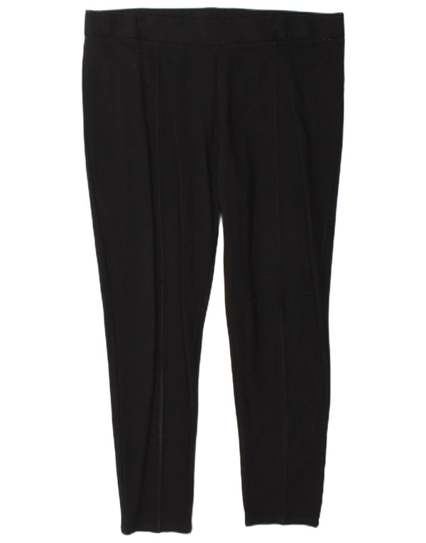 Marks & Spencer Damen Skinny Freizeithose UK 18 XL W38 L27 Schwarz