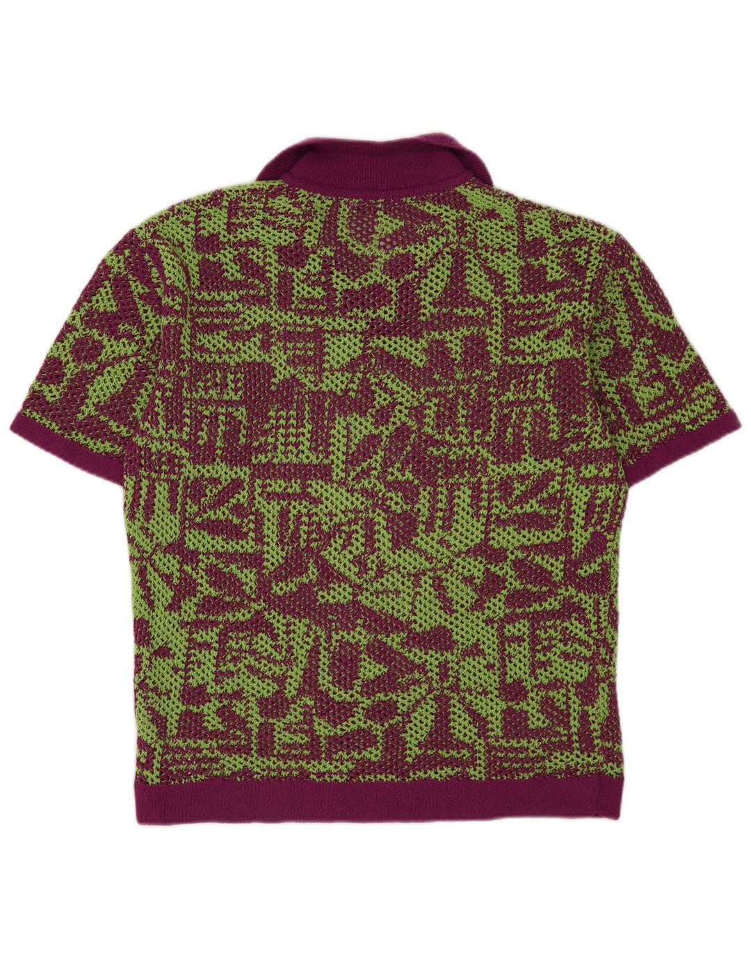 Durchsichtiger Rollkragenpullover für Herren von Zara, mittellila, geometrisch
