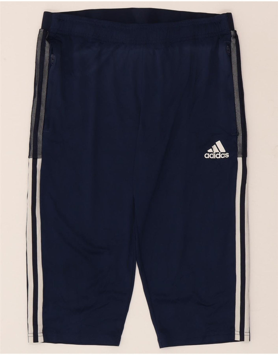 Adidas Herren Aeroready Bermuda Sport Shorts Large Marineblau Polyester