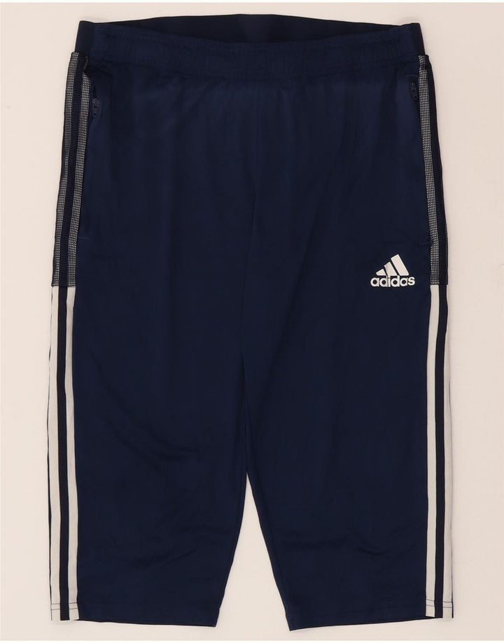 Adidas Herren Aeroready Bermuda Sport Shorts Large Marineblau Polyester