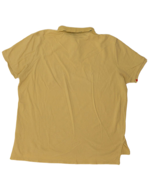 Polo Ralph Lauren Herren-Poloshirt mit individueller Passform, 2XL, gelbe Baumwolle