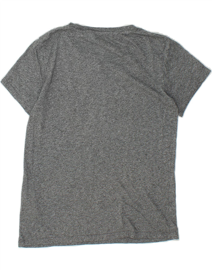 LEVI'S Womens Graphic T-Shirt Top UK 12 Medium Grey Flecked Cotton Vintage Levi's and Second-Hand Levi's from Messina Hembry 