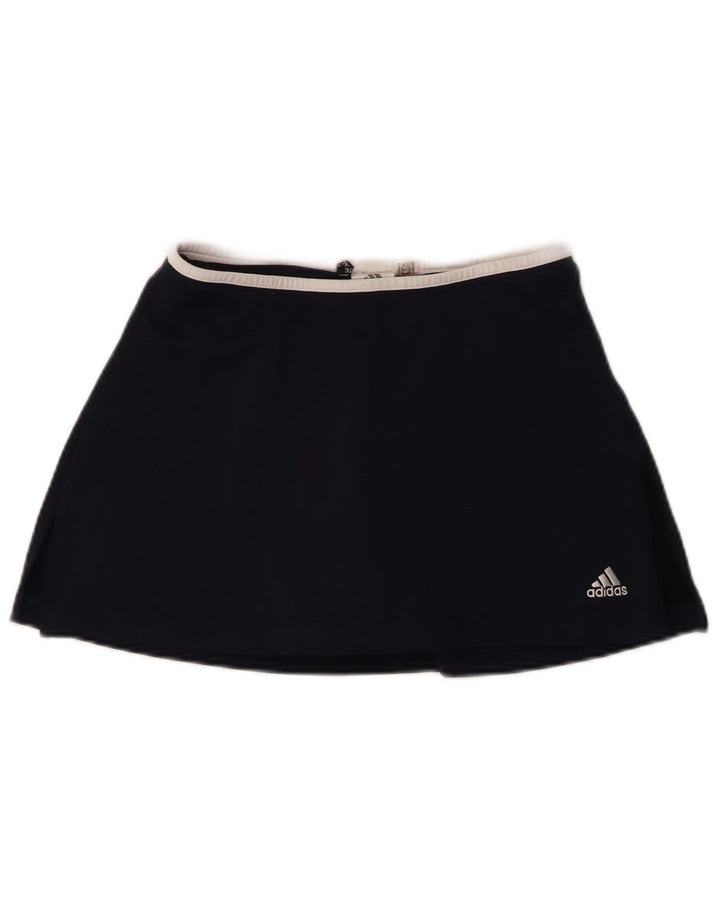 Adidas Damen Climalite Skort UK 10 Small W28 Marineblaues Nylon