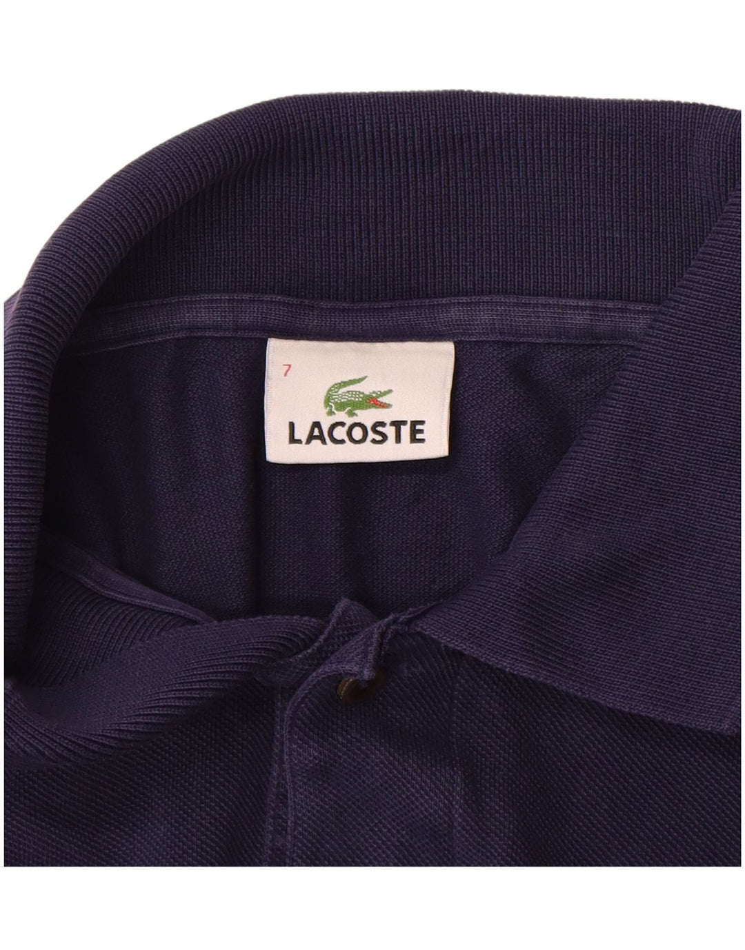 Lacoste Herren Poloshirt Größe 7 2XL Marineblau