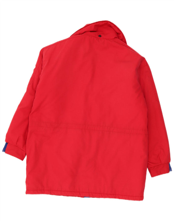 Vintage Damen Windjacke UK 14 Groß Rot