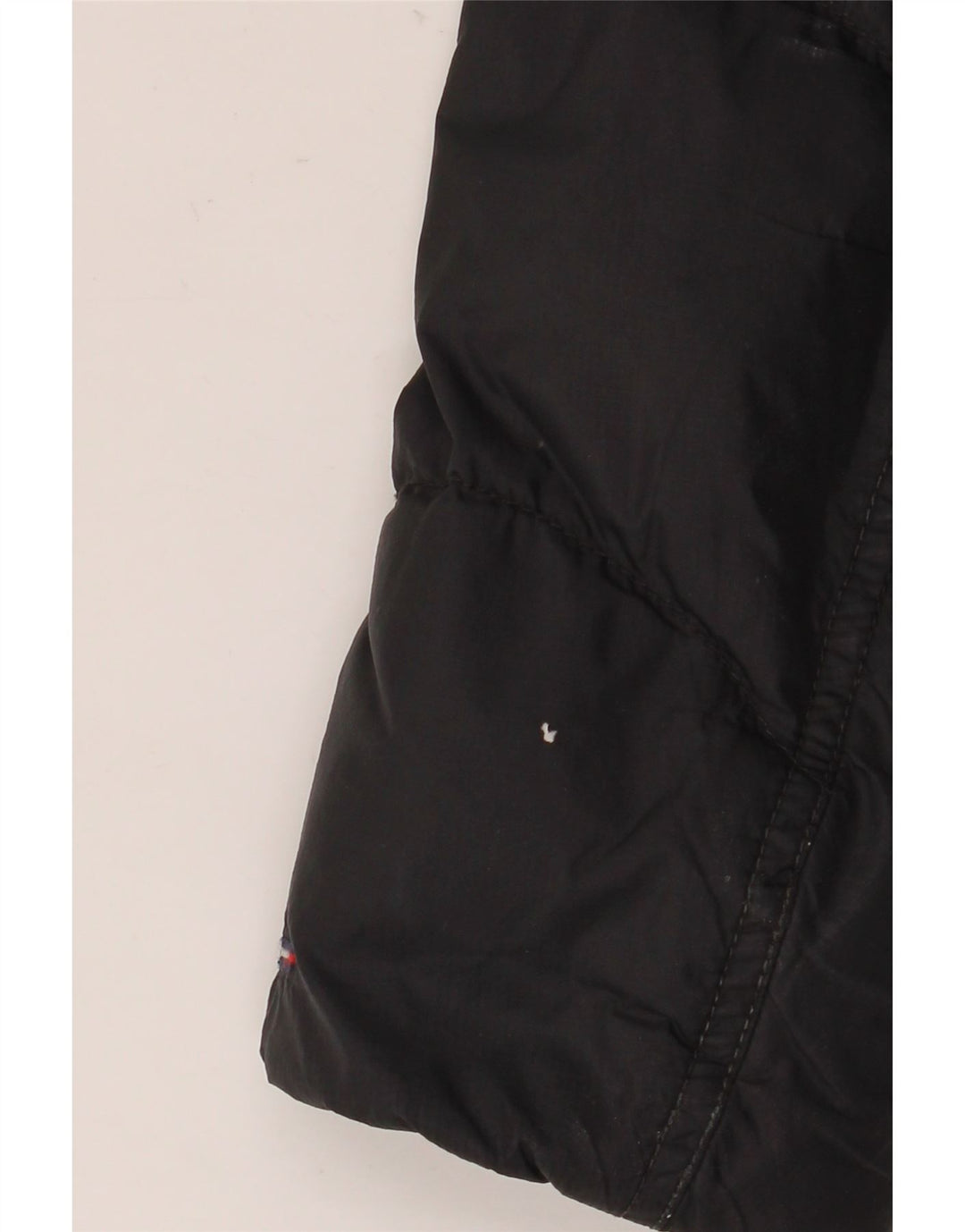 Tommy Hilfiger Herren Wattierte Jacke UK 38 Mittelschwarzes Nylon