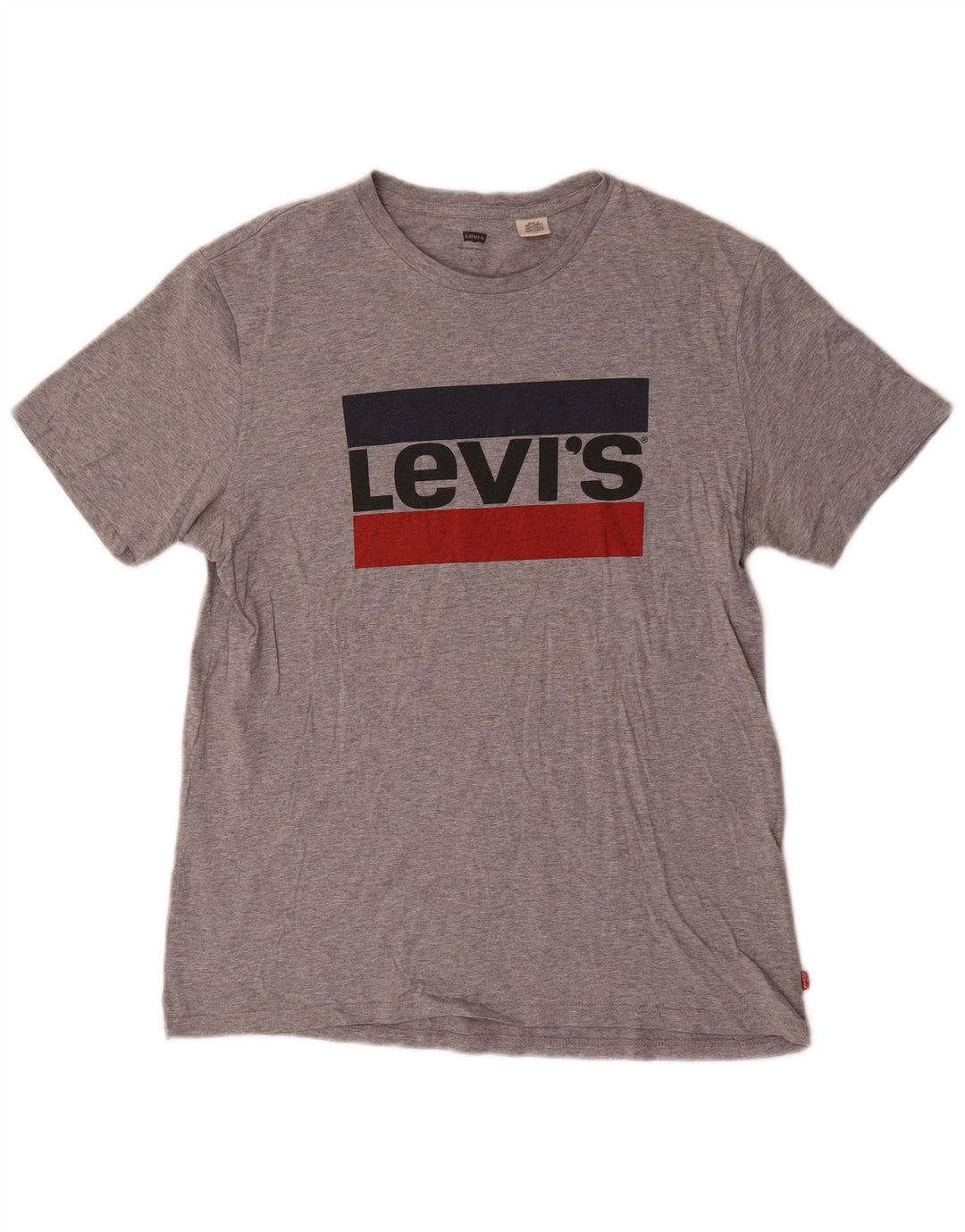 Levi's Herren-T-Shirt mit Grafik, groß, grau gefleckt